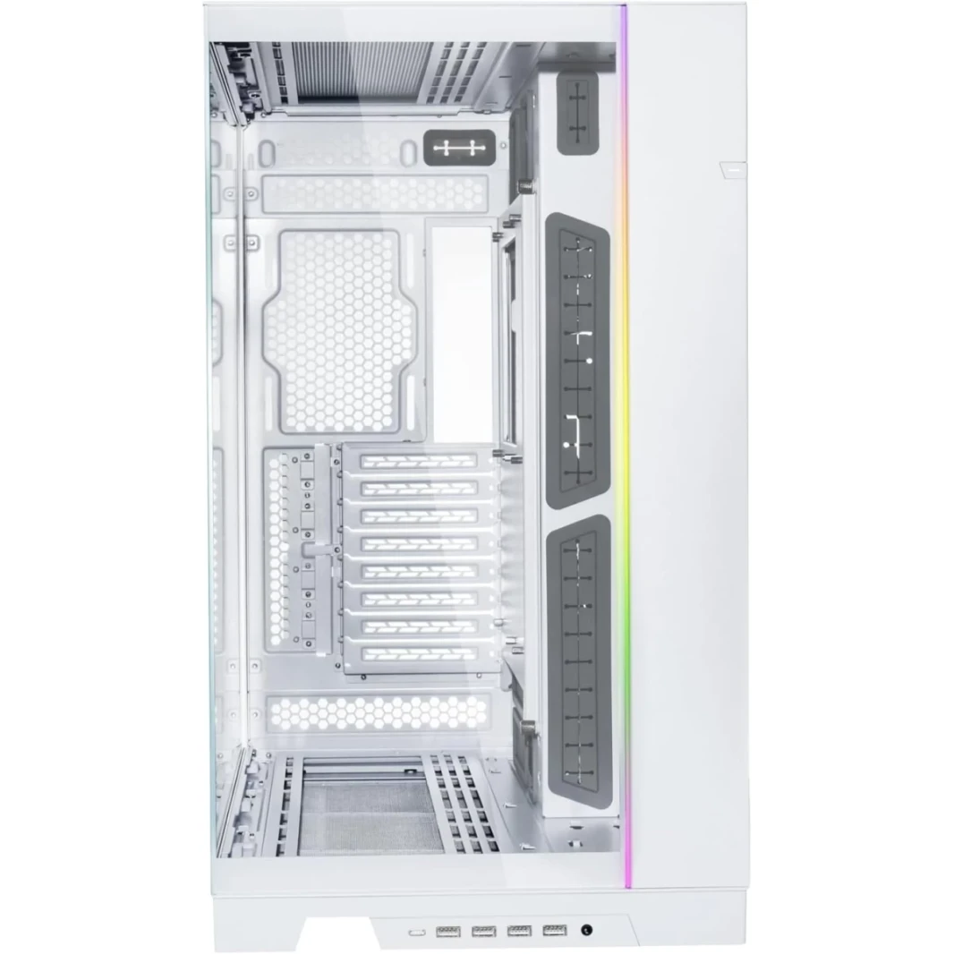 LIAN LI O11 Dynamic EVO XL O11DEXL Aluminum / Steel / Tempered Glass ATX Mid Tower Computer Case - White