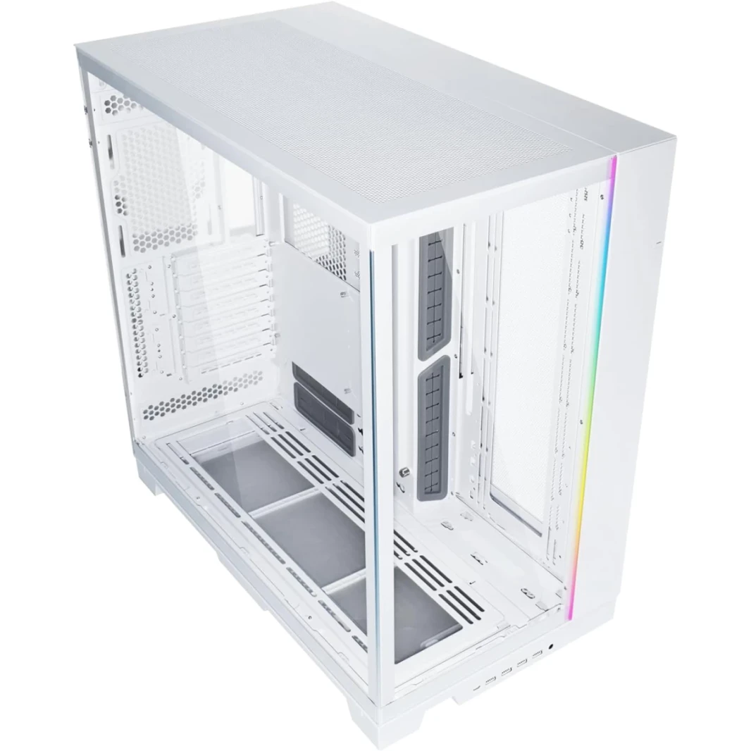LIAN LI O11 Dynamic EVO XL O11DEXL Aluminum / Steel / Tempered Glass ATX Mid Tower Computer Case - White