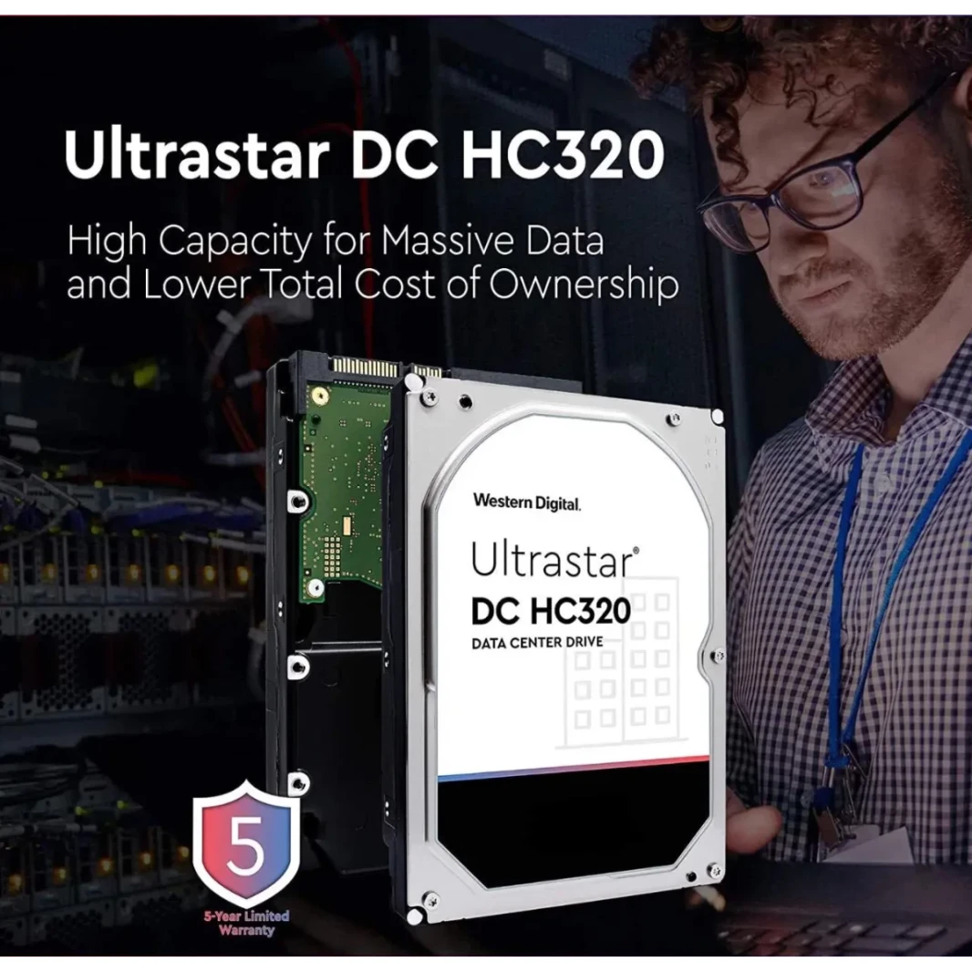 WD 16TB Ultrastar DC HC550 SATA HDD 7200 RPM Class SATA 6 Gb/s 512MB Cache 3.5"