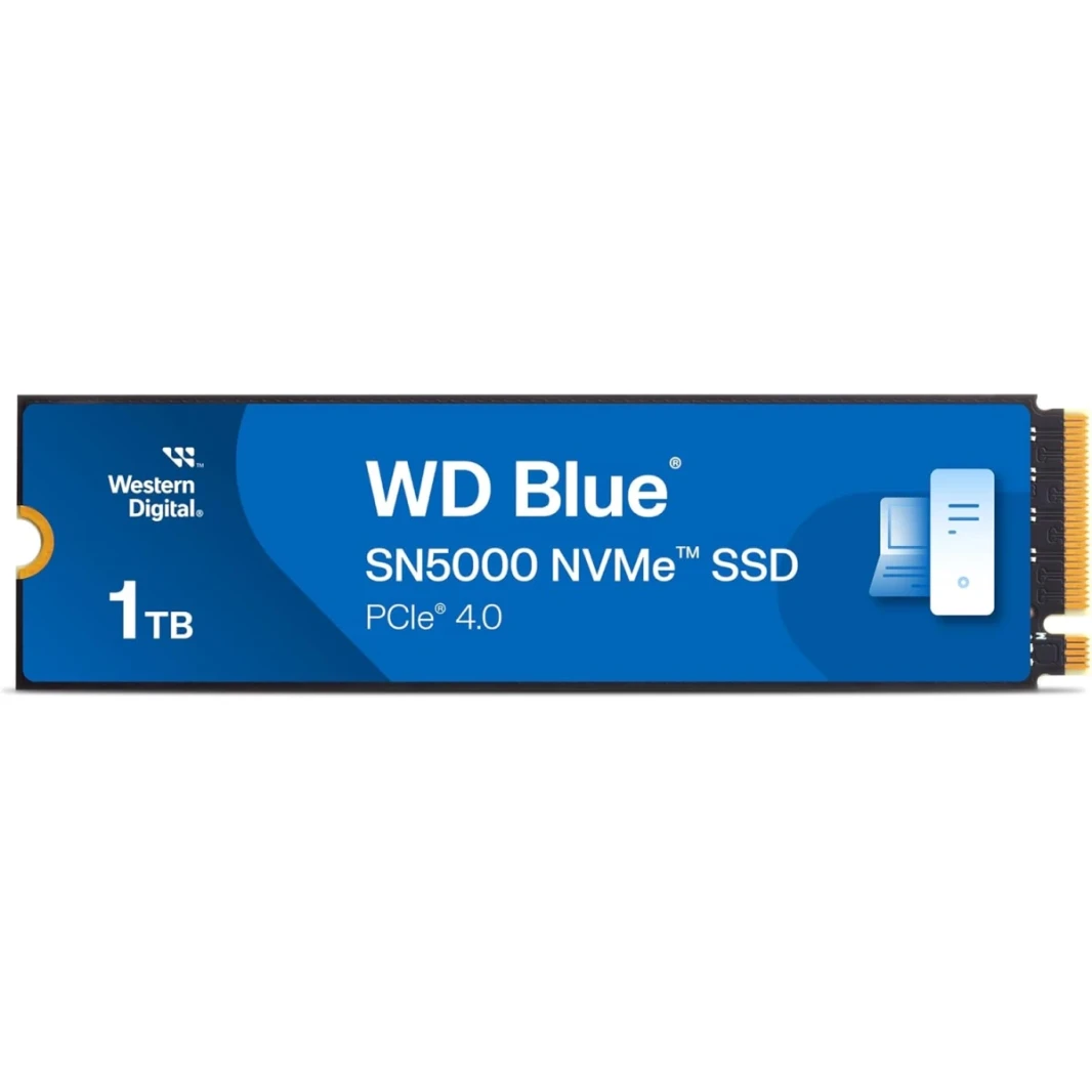 WD Blue SN5000 1TB NVME SSD - PCIE GEN 4.0 ، M.2 2280 ، حتى 5،150 ميجابايت/ ثانية/ NCACHE 4.0 تقنية