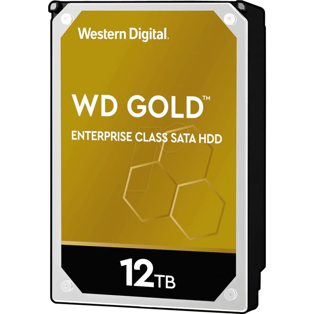WD Gold 12TB Enterprise Class Hard Disk Drive7200 دورة في الدقيقة فئة SATA 6GB/S 256MB ذاكرة التخزين المؤقت