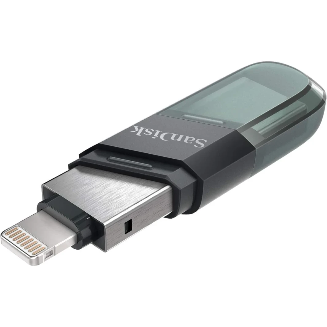 Sandisk 64gb Ixpand Flash Drive Flip 2-in-1 محرك أقراص فلاش مع Lightning & USB type-A-COXPART-PSINCH-PSINCE-EXPEC