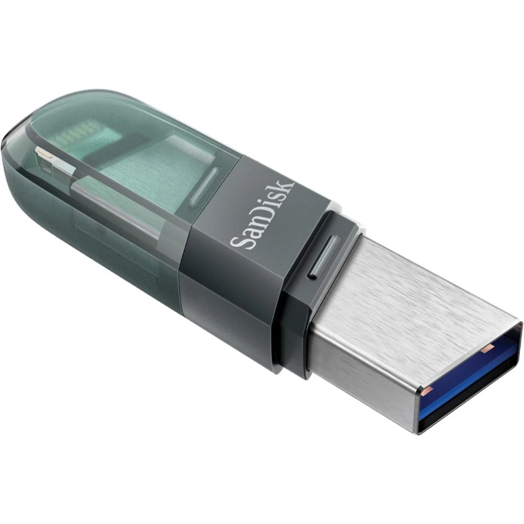 Sandisk 64gb Ixpand Flash Drive Flip 2-in-1 محرك أقراص فلاش مع Lightning & USB type-A-COXPART-PSINCH-PSINCE-EXPEC