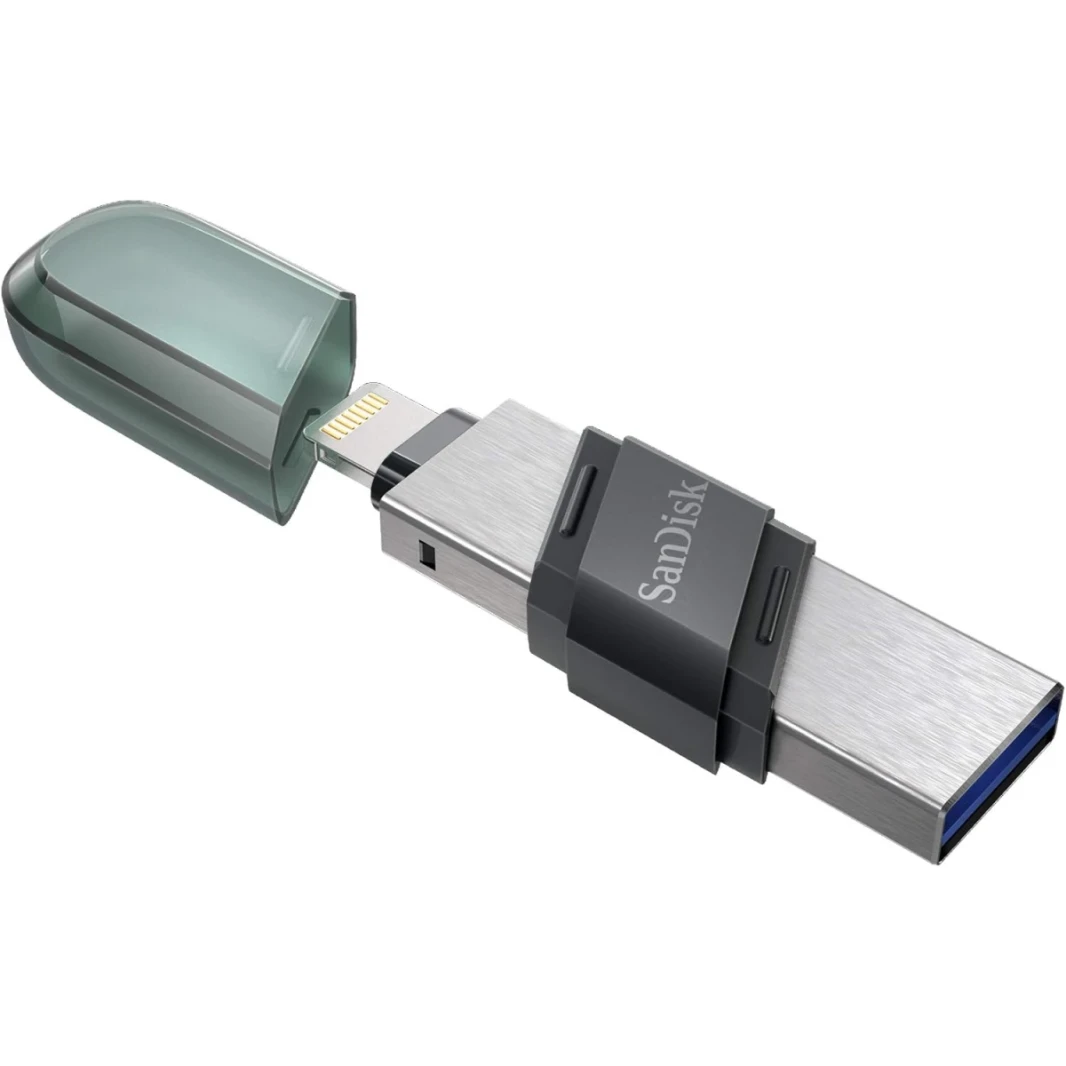 Sandisk 64gb Ixpand Flash Drive Flip 2-in-1 محرك أقراص فلاش مع Lightning & USB type-A-COXPART-PSINCH-PSINCE-EXPEC