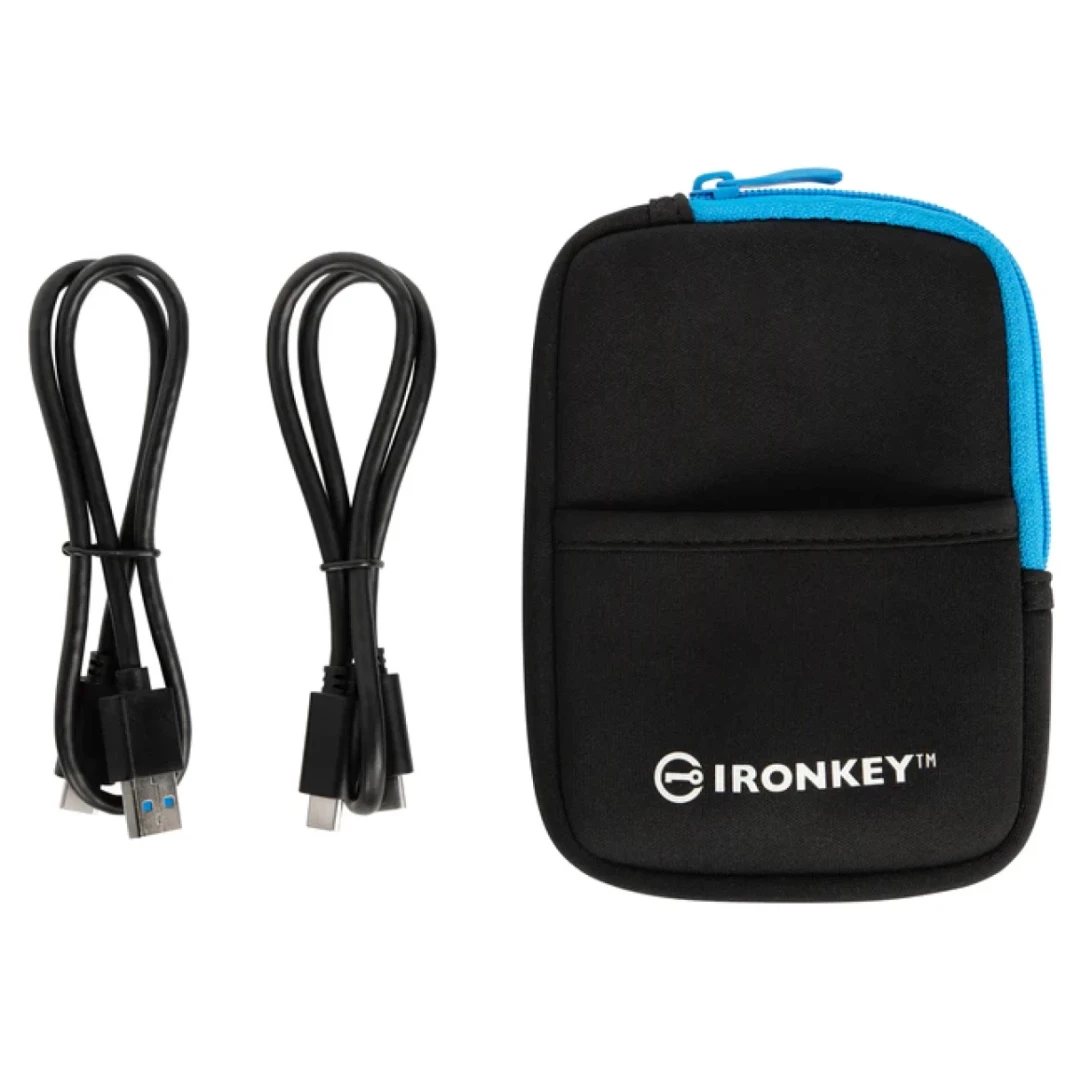Kingston Ironkey Vault Privacy 80 1920GB SSD Type-C XTS-AES-AES مشفرة