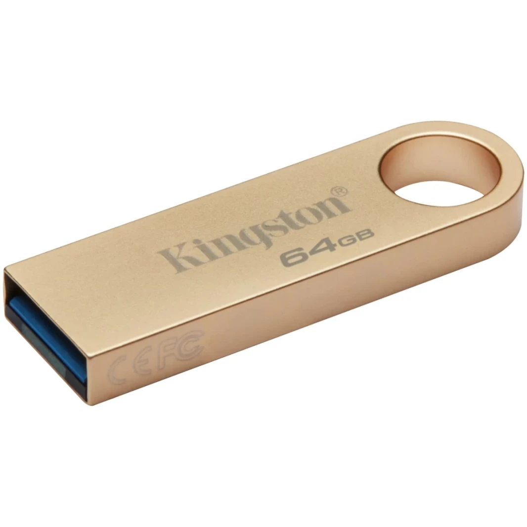 Kingston DataTraveler SE9 G3 64GB USB Flash Drive USB 3.2 GEN 1 Speed ​​to 220MB/S GAVIUM METAL