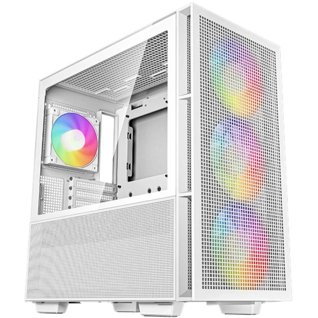 Deepcool CH560 Mid Tower High Air Flow  w/ 3x140mm + 1x120mm ARGB Fans - White