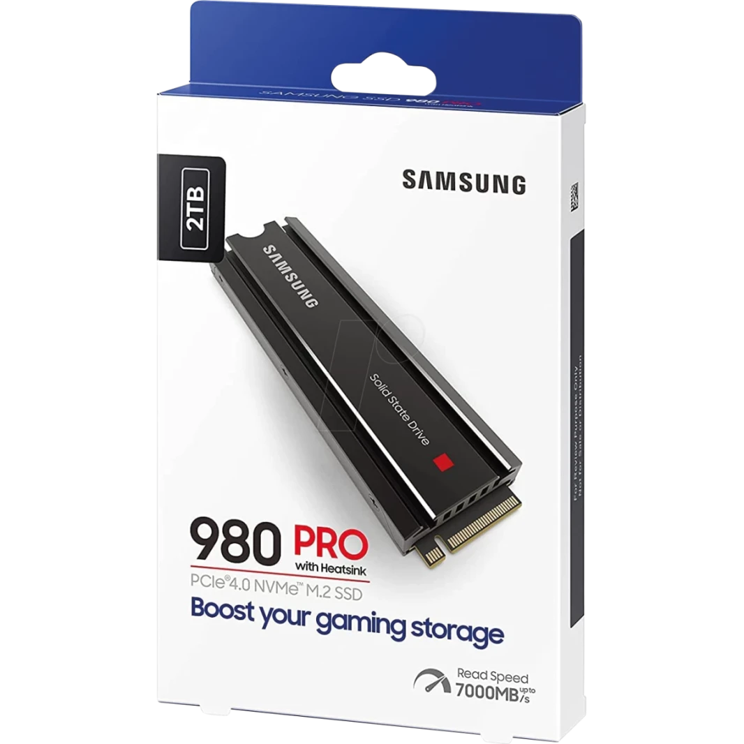 Samsung 980 Pro 2tb SSD w/ Heathink PCIe Gen 4 NVME M.