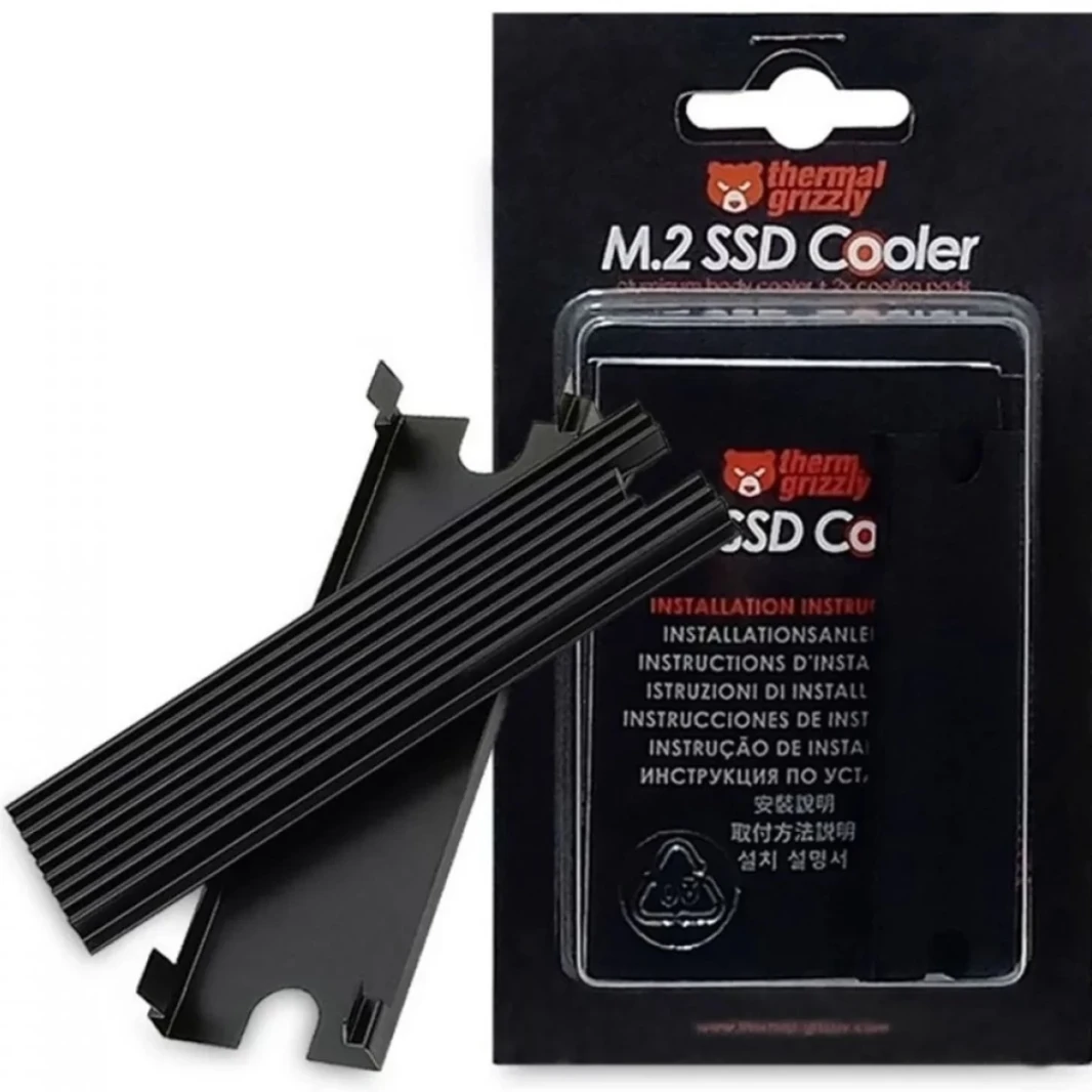 Grizzly NVME M.2 SSD Cooler 2x PAD THERMAL PAD SSD THESTINC M.