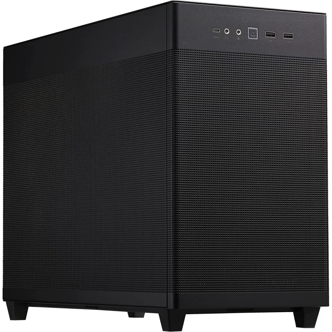 Asus Prime AP201 الألواح الجانبية الخالية من الأدوات Microatx و A Swysi-Filter Mest