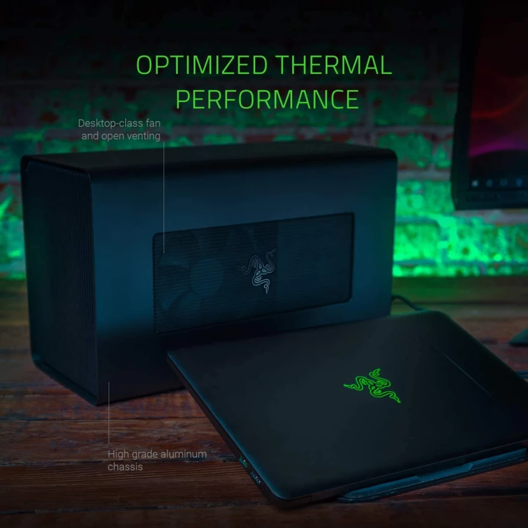 Razer Core X Chroma Thunderbolt 3 Searnal Graphics (EGPU) Windows & Mac W/ RGB Chroma Lighting