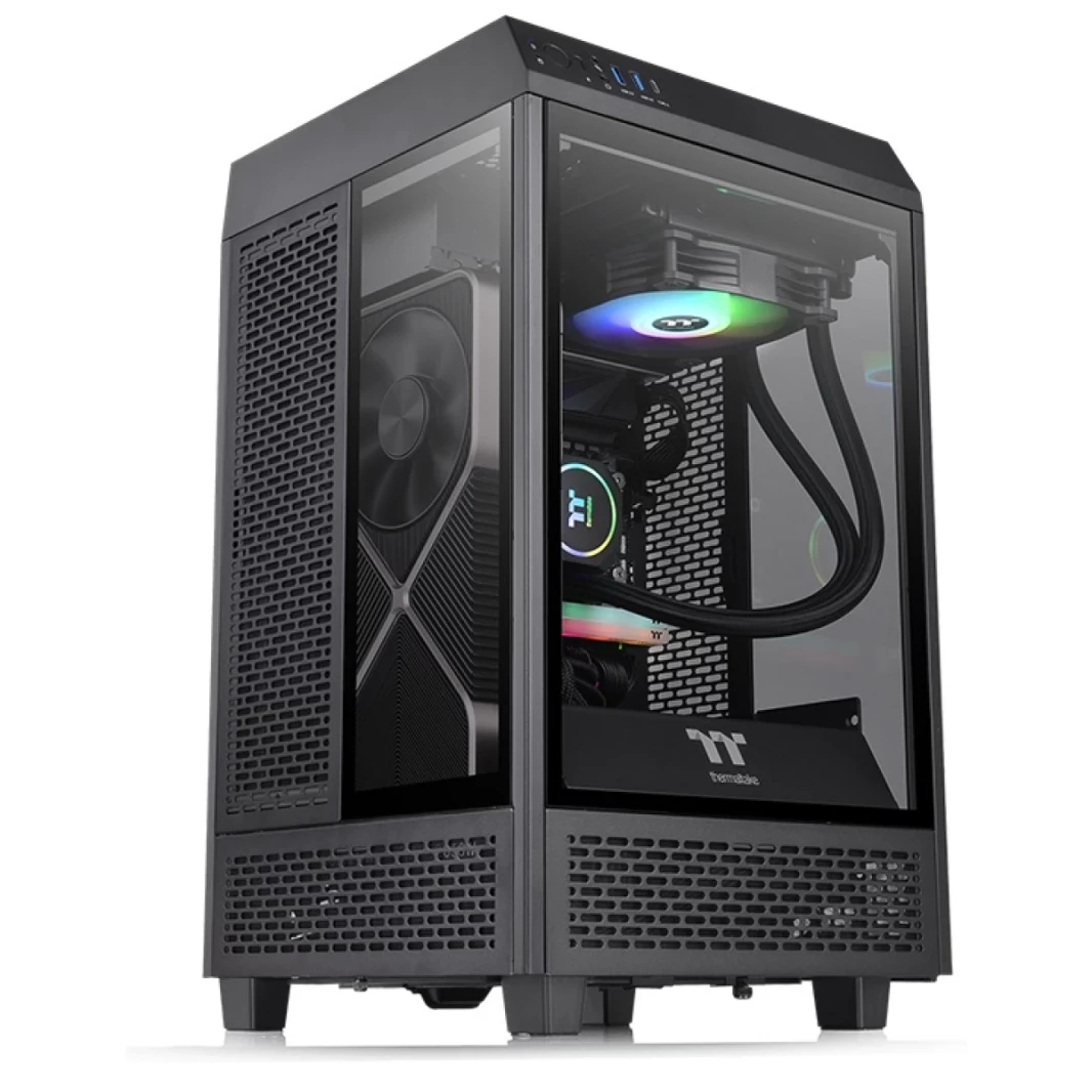 Thermaltake the Tower 100 Mini Tower Mini Glass M -ITX Case - Black