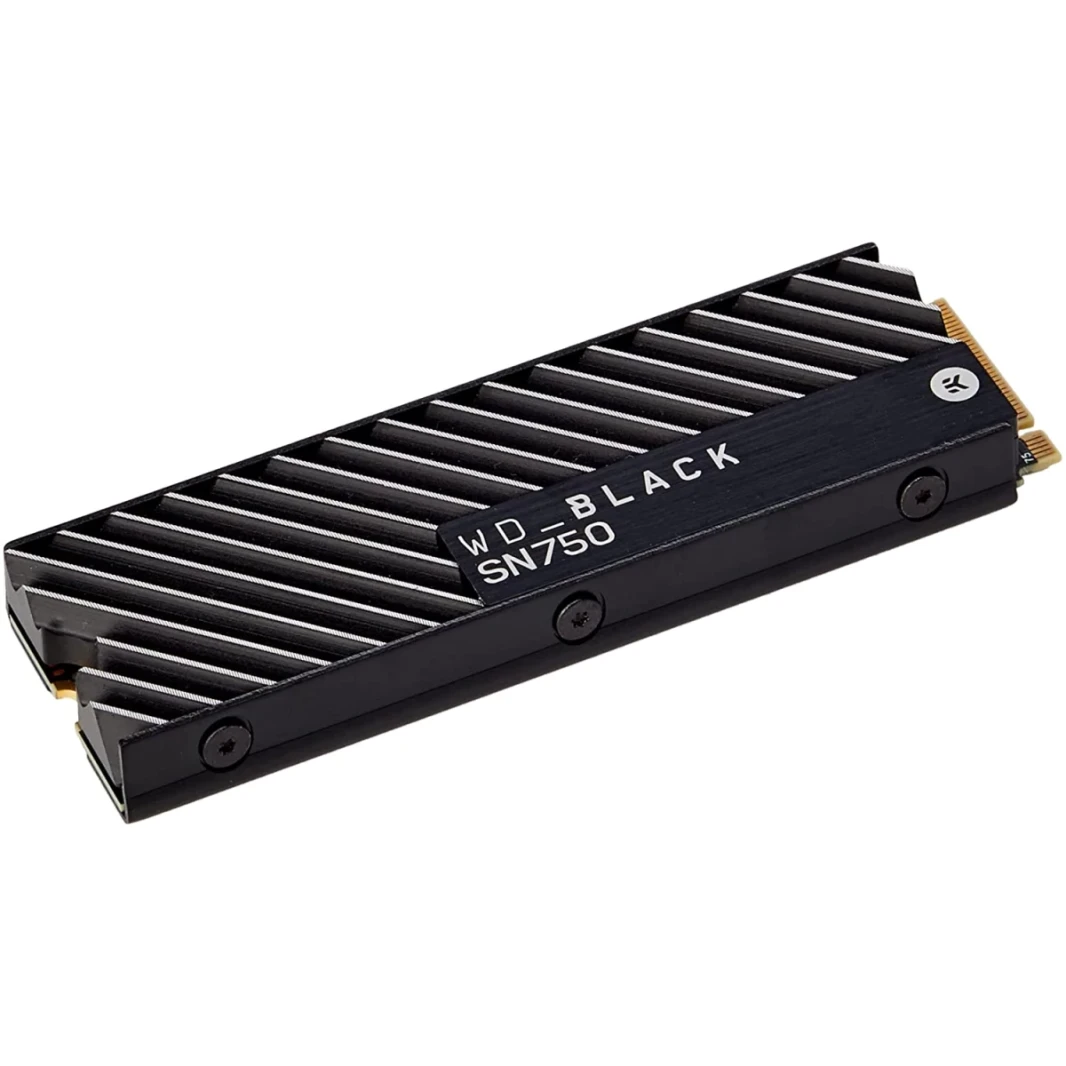 WD Black SN750 NVME M.2 2280 500GB PCI-Express 3.0 X4 64 Layer 3D NAND (SSD) w/ Heathink