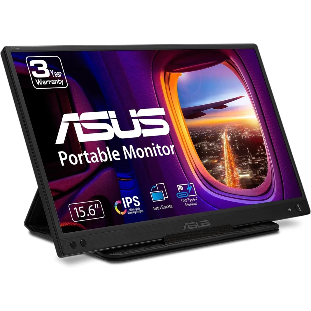 ASUS Zenscreen MB166C Portable 15.6 "IPS Full HD USB ترايب رعاية العينات القابلة للاختراق الأكمام الواقية