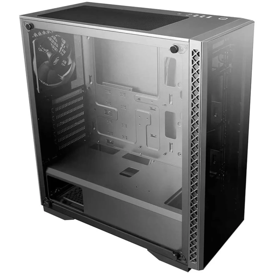 DeepCool MATREXX 50 Tempered Glass Side & Front Panel Gaming Case w/ 4x ARGB Fan - Black
