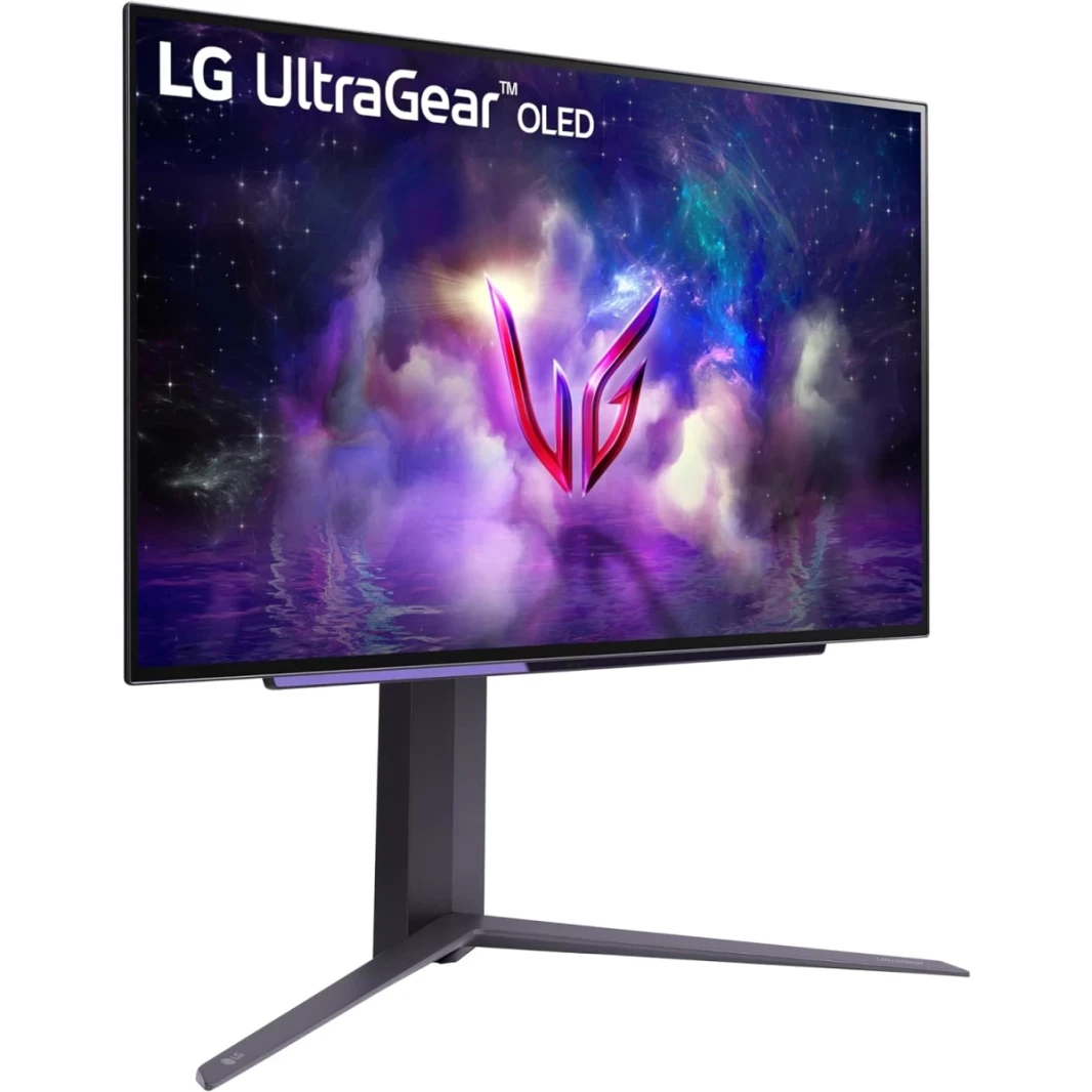 LG 27GS95QE-B ULTRAGEAR ™ 27 "OLED 2K HDR10 240HZ 0.03MS TRUE Black 400 G-Sync متوافق مع HDMI 2.1 قابلة للتعديل-الأسود