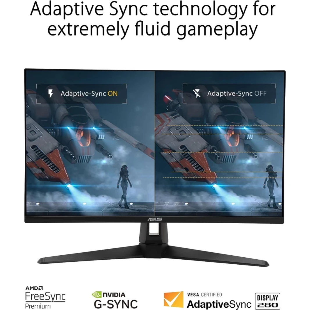 ASUS TUF Gaming VG279QM1A 27 "IPS FALL HD 280HZ 1MS Extreme Low Motion Blur Sync G -Sync - Black