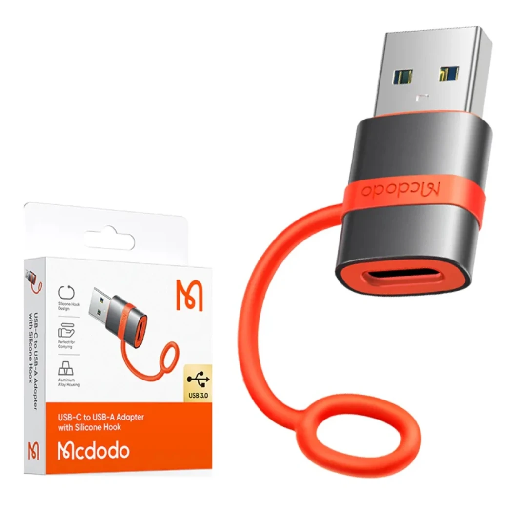 McDodo JOT-3800 USB-C إلى محول USB-A 3.0 ، متوافق مع أجهزة الشحن وبنوك الطاقة وأجهزة الكمبيوتر