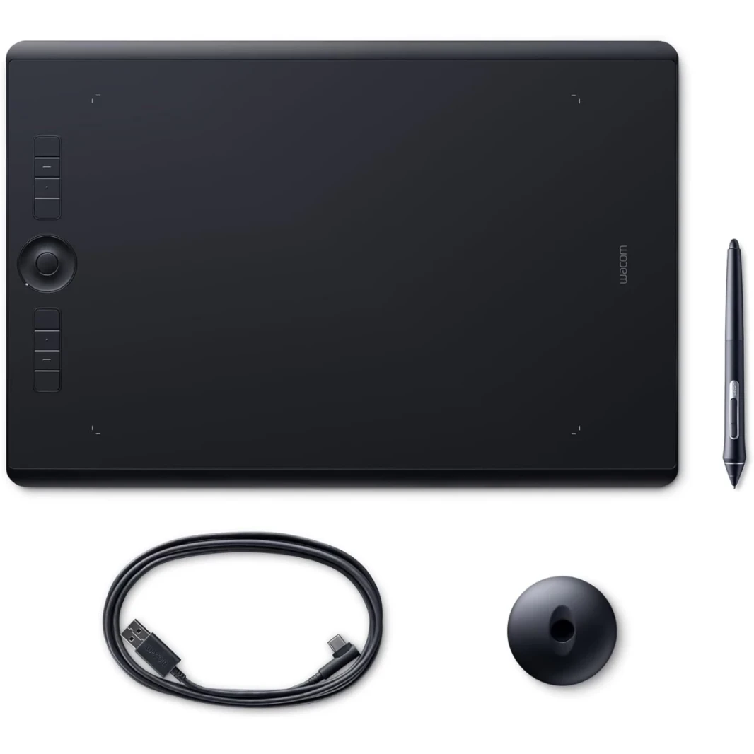 WACOM Intuos Pro الرسومات الكبيرة Bluetooth الرسم الجهاز اللوحي 8