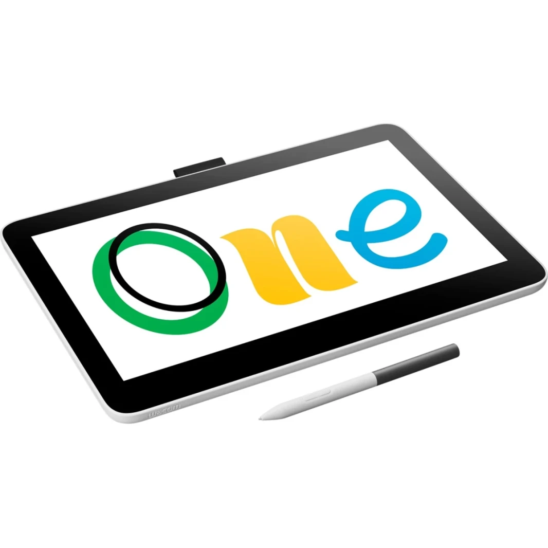 Wacom One 13 (2023) جهاز الكمبيوتر اللوحي الإبداعي 13.3 "& UD Pen Tabratived مع كل نظام تشغيل ، مثالي لرسومات الصور/الفيديو والتصميم