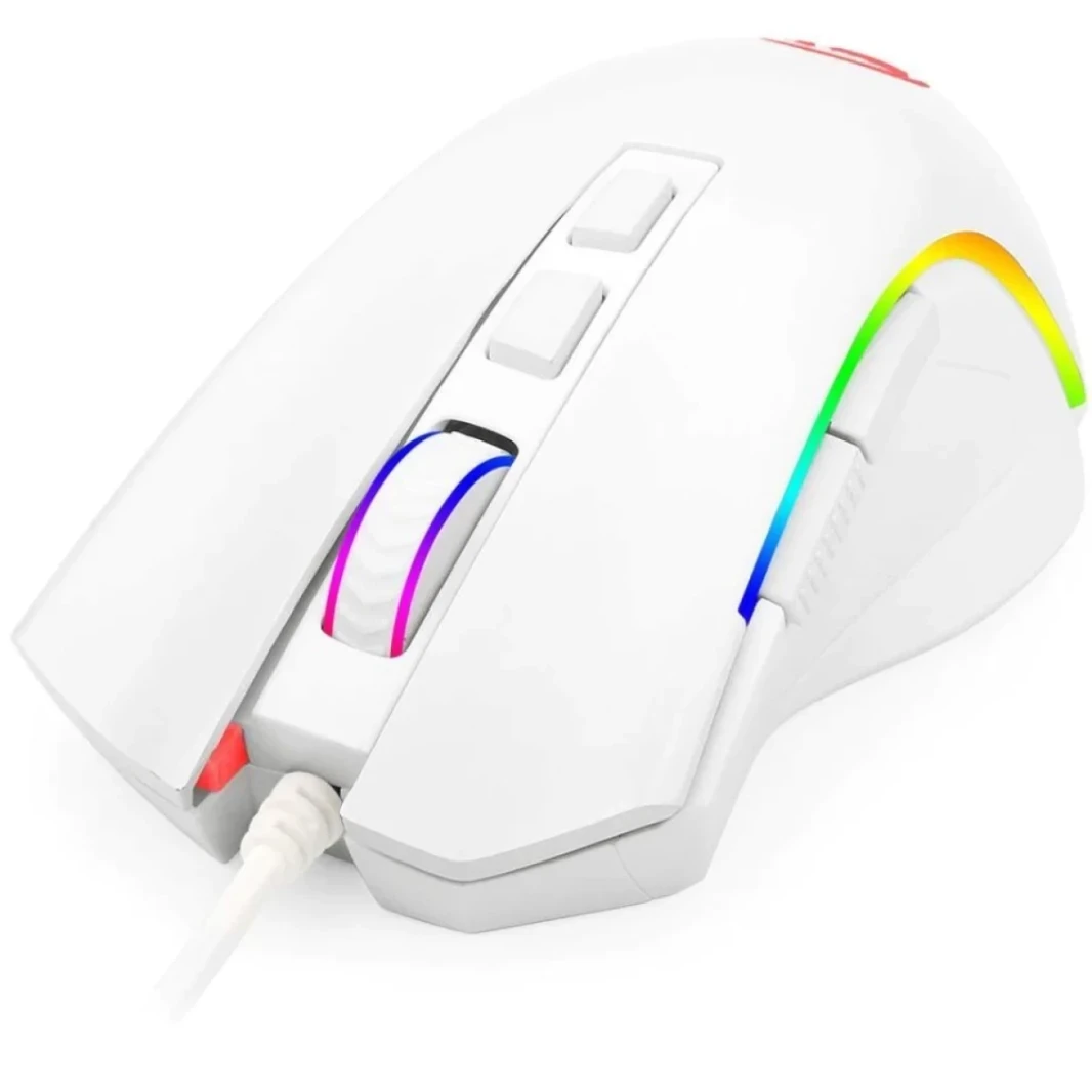 Redragon S129W Gaming 3 in 1 Combo (K630 Red Switches لوحة المفاتيح + H350 Pandora 2 Heatset + M607 Griffin Mouse) - White