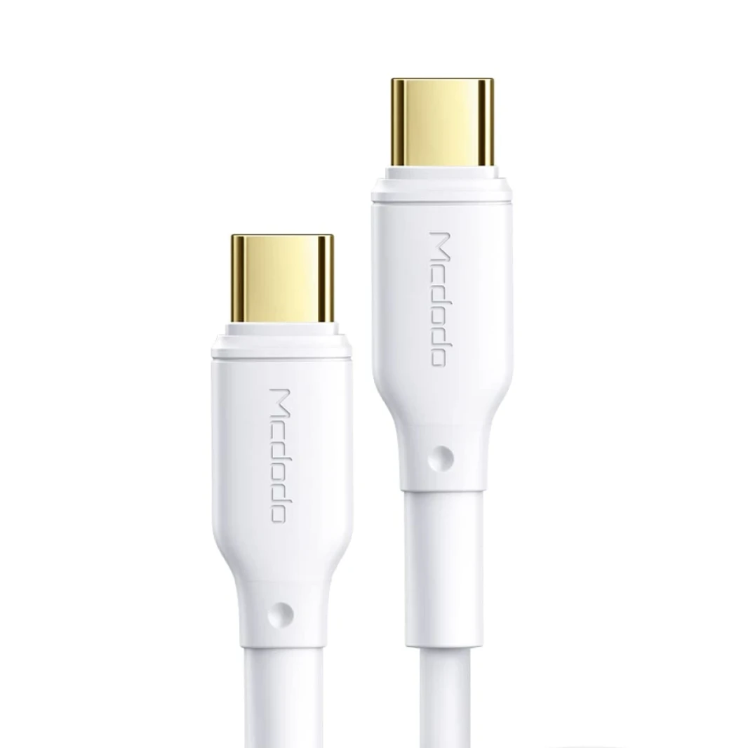Mcdodo CA-8350 PD Type-C To Type-C Data & Fast Charging 100W Cable - White