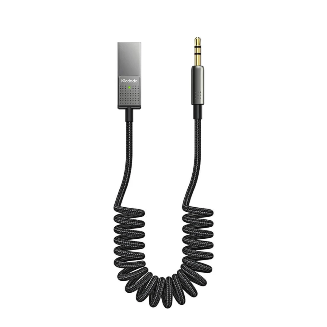 McDodo CA-8700 USB-A إلى AUX 3.5mm Bluetooth الصوت/كابل 1.7M كابل