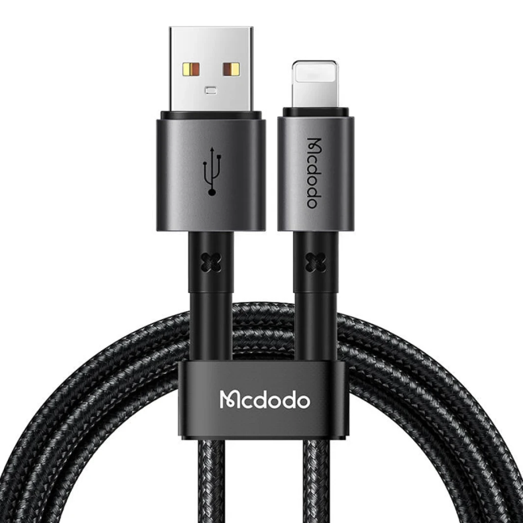 McDodo CA-3580 USB-A إلى كابل البرق ، 1.2 متر-أسود