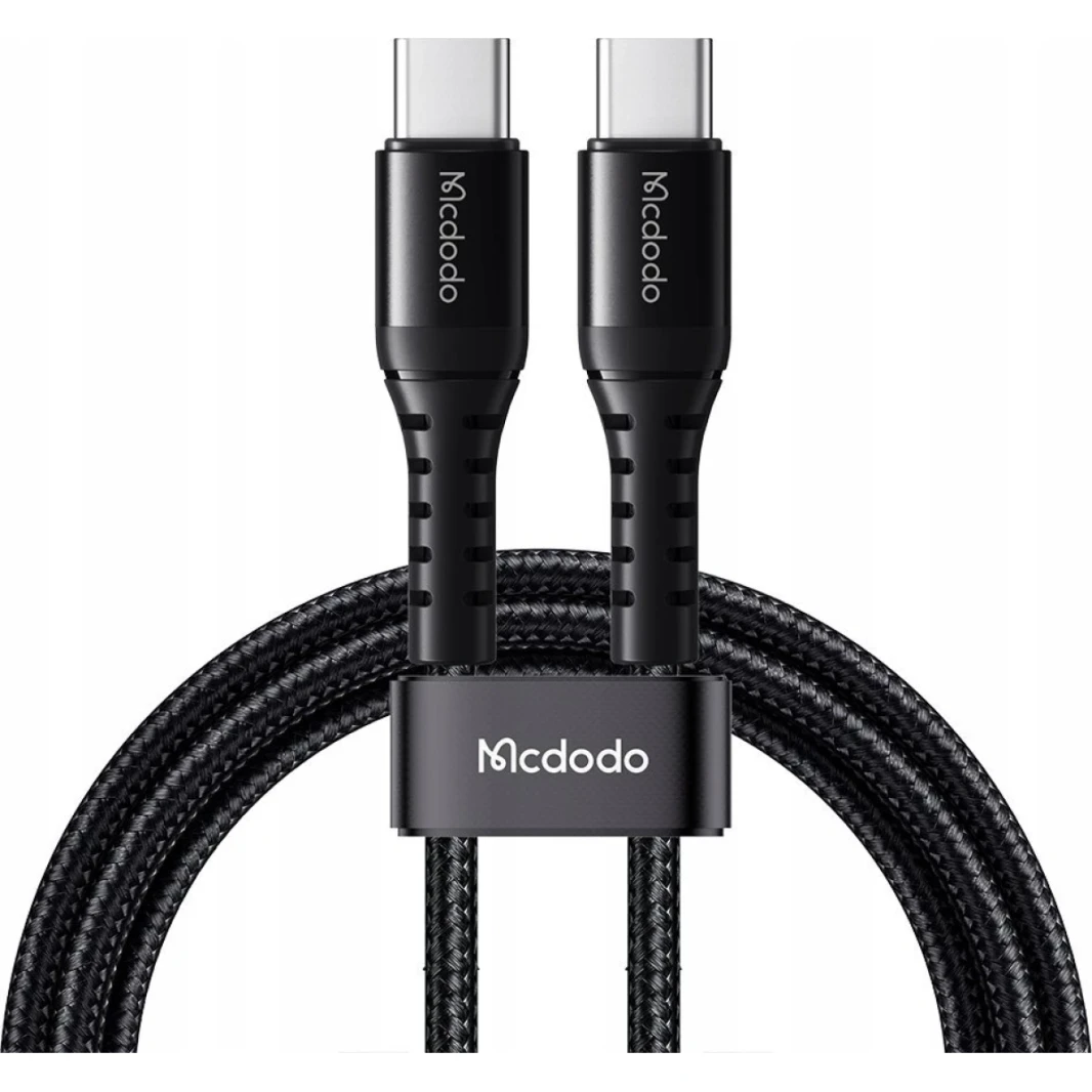 McDodo CA-5641 60W 3A Type-C إلى Type-C 1M الشحن وكابل البيانات-