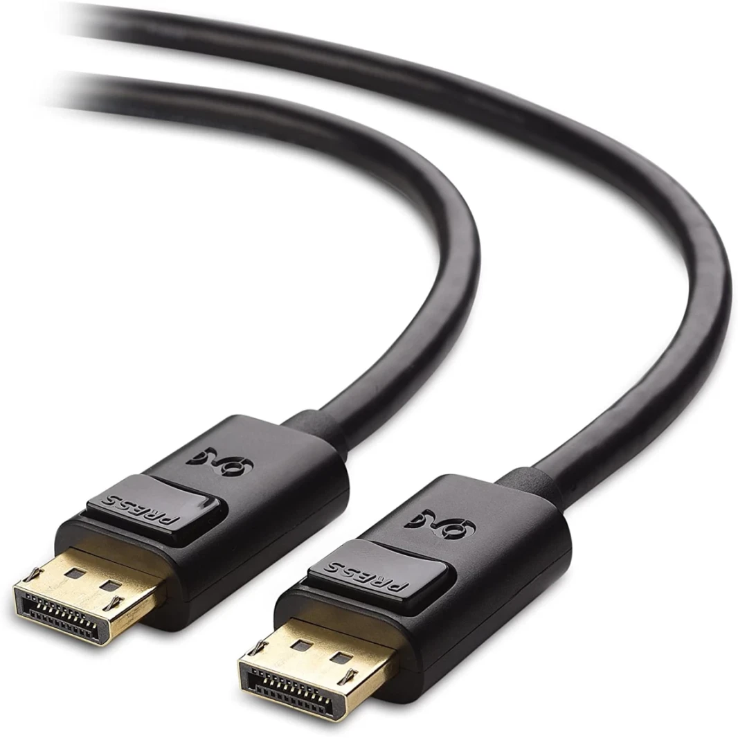 Prime DisplayPort cable DP male to DP male 2m Support 4K , Black