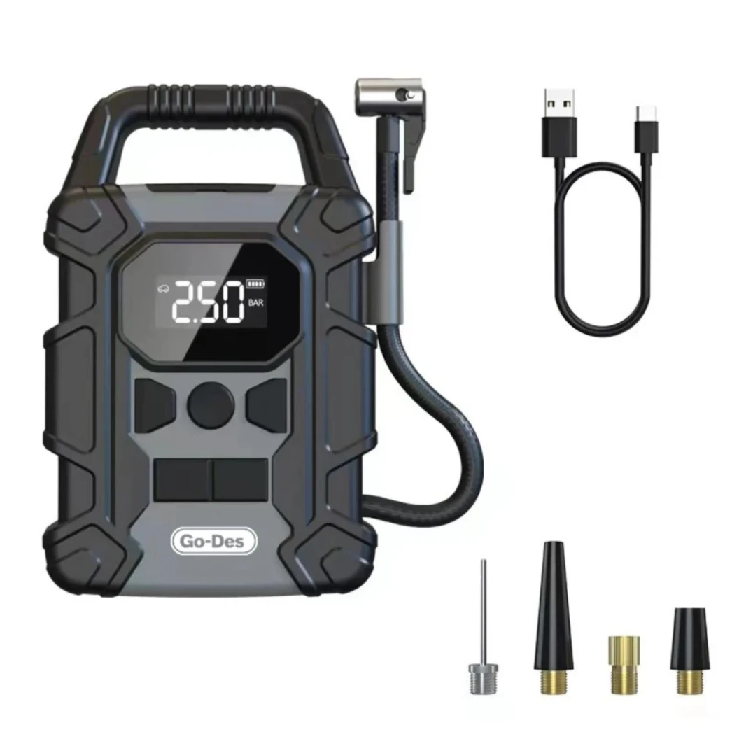 Go-des Outdoor Power Bank 7500mAh Cordless Digital Car Digital Tyr