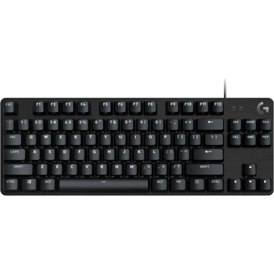 Logitech G413 TKL SE لوحة مفاتيح ألعاب ميكانيكية - لوحة مفاتيح مضغوط مضغوط مع مفاتيح ميكانيكية عن طريق اللمس ، مضاد للضغط ، متوافق مع Windows ، MacOS - الأسود الألومنيوم