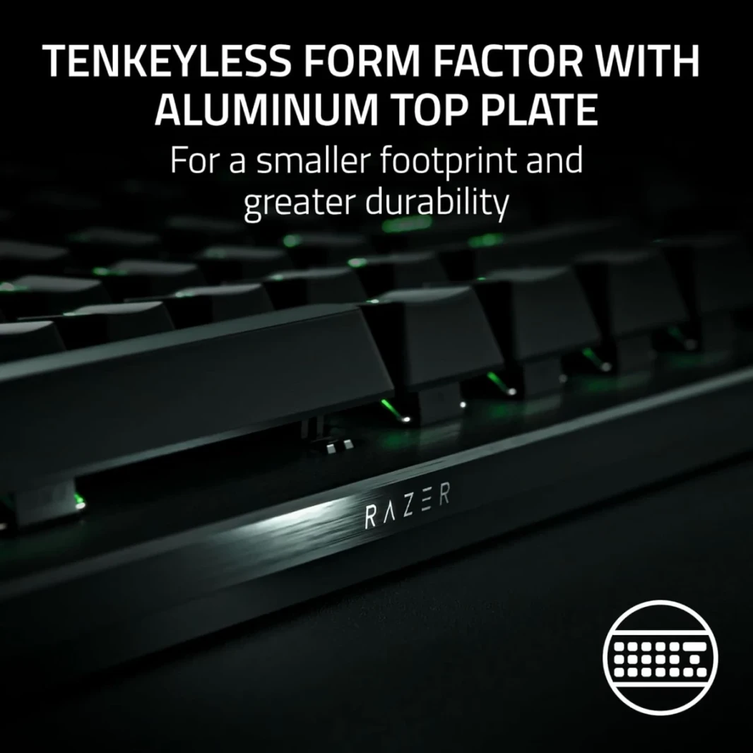 Razer Huntsman V3 Pro TKL Esports التبديل البصري التناظرية المشغل السريع ومفاتيح وسائط التشغيل القابلة للتعديل واتصل