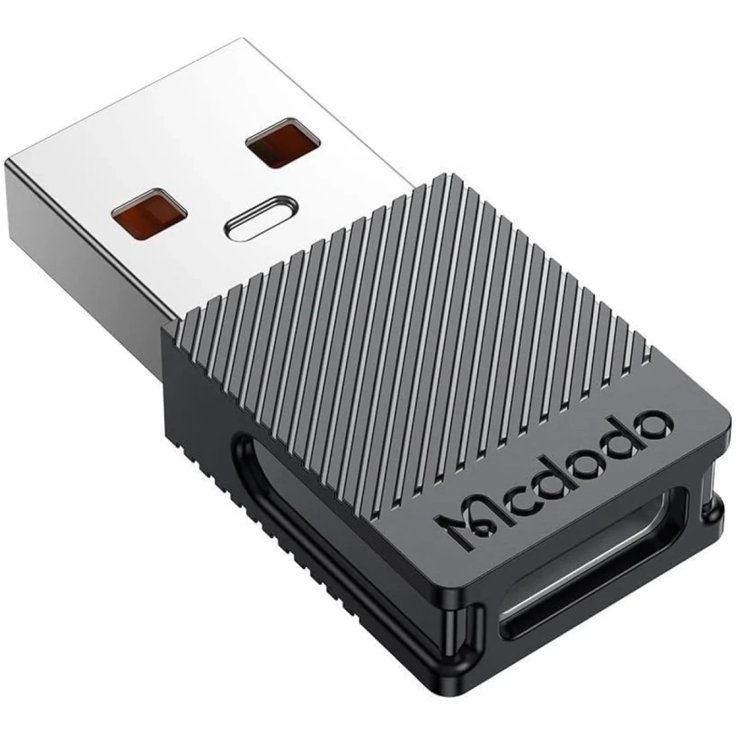 McDodo OT -6970 النوع C 5A إلى USB محول 2.0 - أسود
