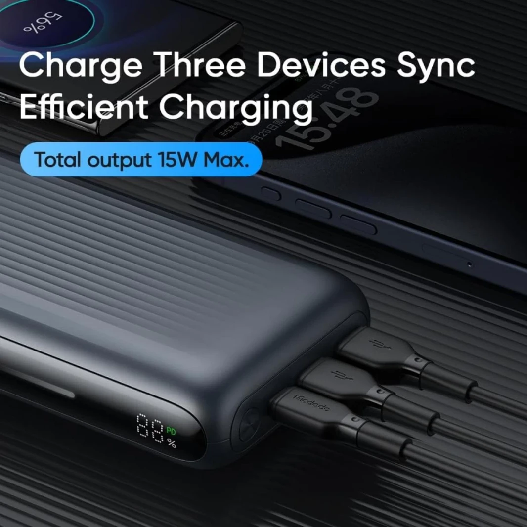McDodo MC-4460 65W DIGITAL DISPLAY 20000MAH 1C+2A POWER BANK