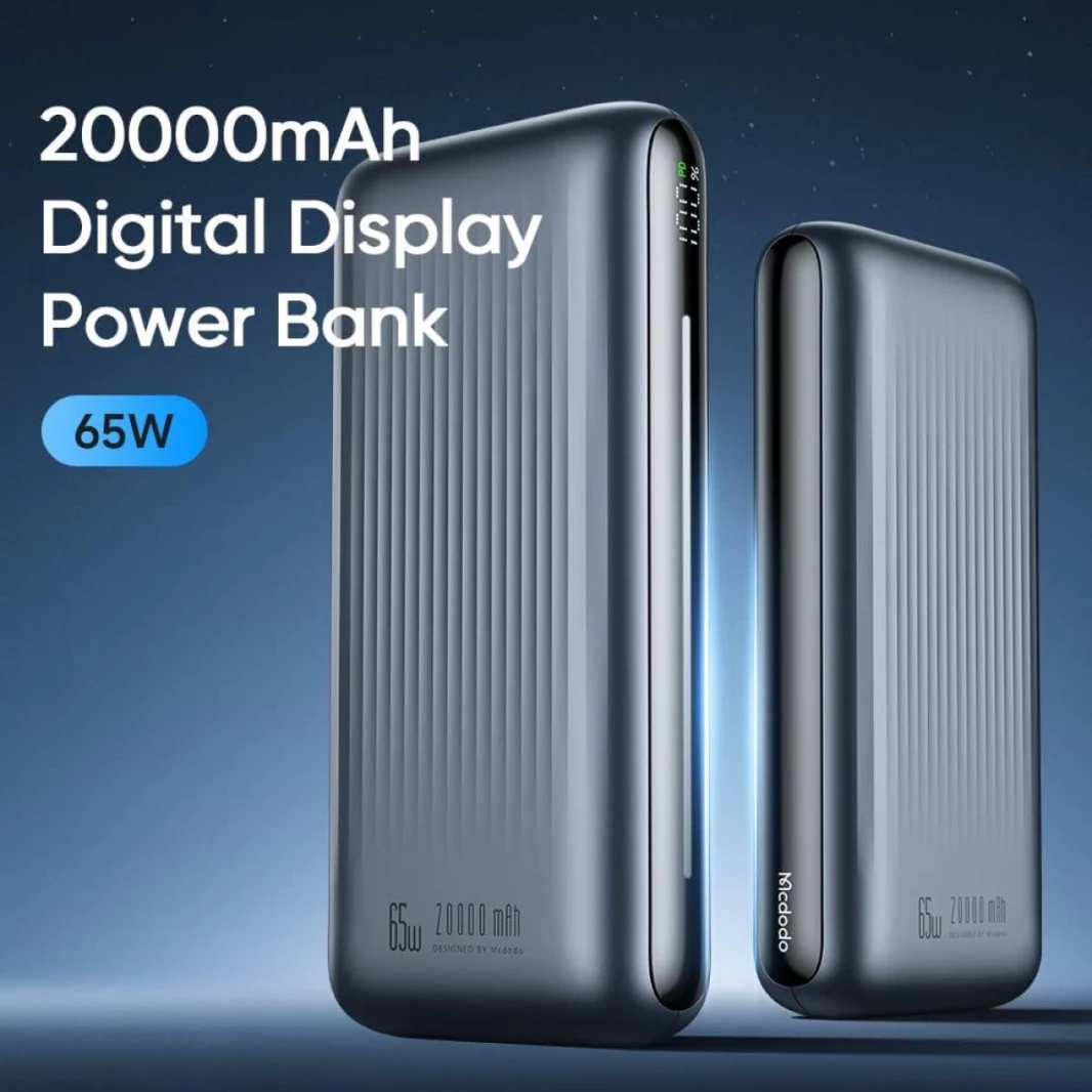 McDodo MC-4460 65W DIGITAL DISPLAY 20000MAH 1C+2A POWER BANK