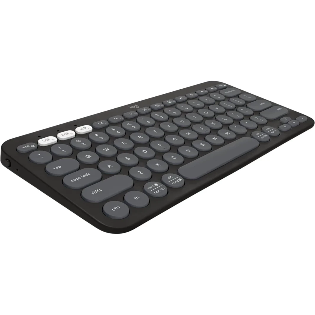 Logitech Pebble Keys 2 K380s اختصارات Bluetooth متعددة الأجهزة.