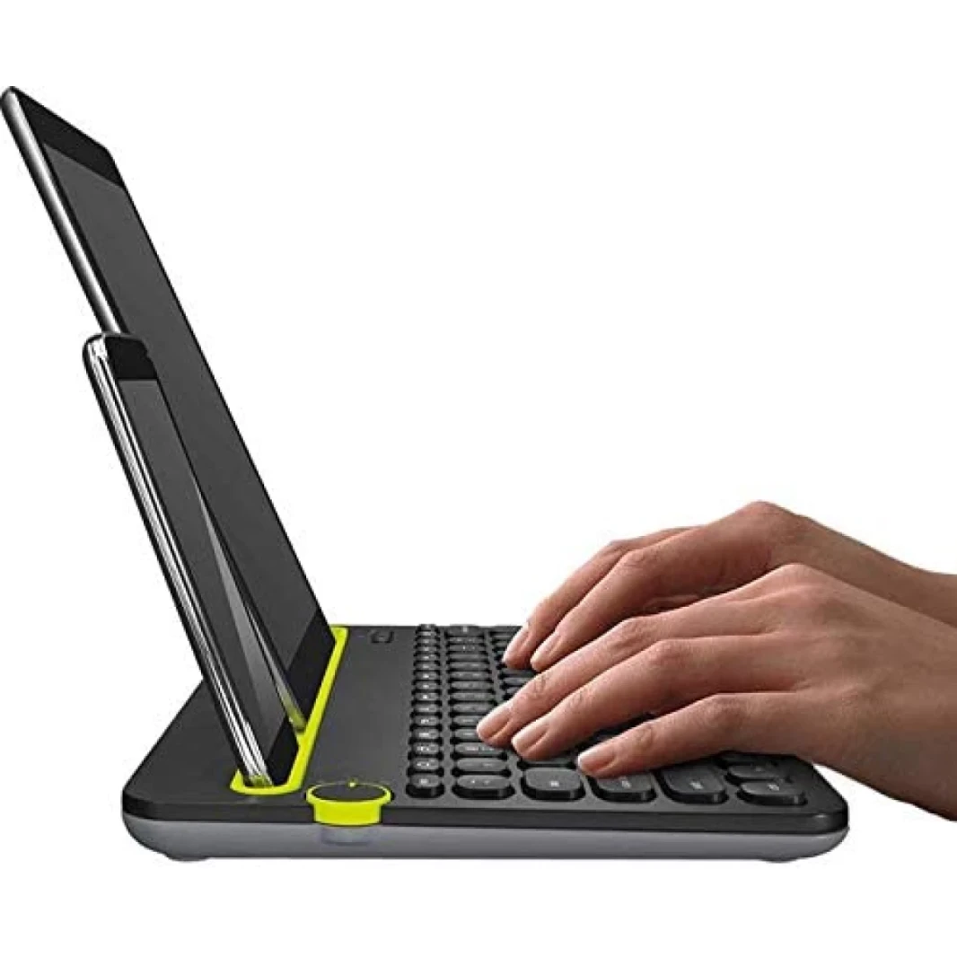Logitech K480 Bluetooth لأجهزة الكمبيوتر والأجهزة اللوحية والهواتف الذكية ، اللغة الإنجليزية فقط