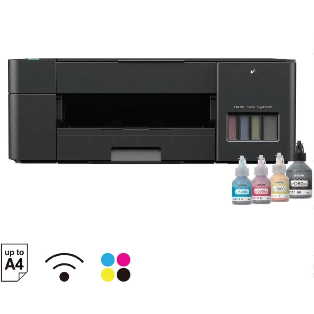 Brother Ink Tank Color DCP-T420W Printer 3in1 7500/5000 pages (black/colour) Wireless & Mobile Printing For Home Users
