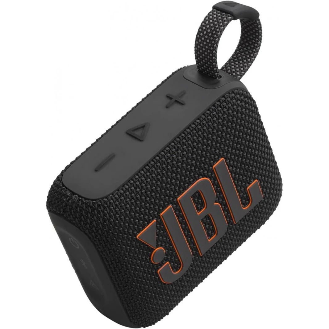 JBL Go 4 - Ultra-Portable, Waterproof and Dustproof Bluetooth Speaker, Big Pro Sound with Punchy bass, 7-Hour Built-in Battery, Made in Part with Recycled Materials (Black)