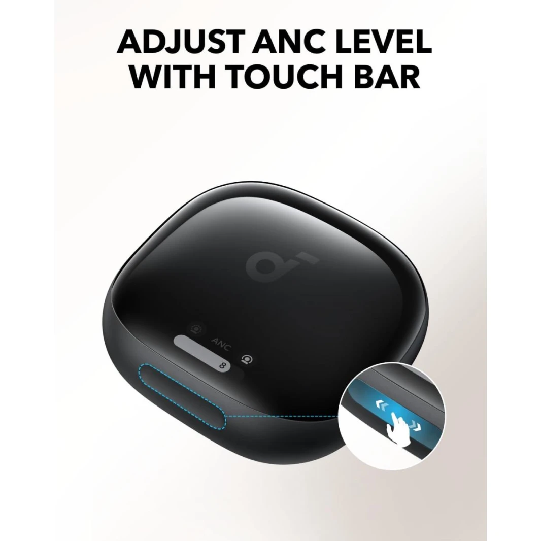 Soundcore Liberty 4 Pro by Anker, Noise Cancelling Wireless Earbuds, 7-Sensor and Real-Time Adaptive Noise Cancelling, Faster Charging, Studio-Level Hi-Fi Music, Clear Calls 6 Mics and AI - 18 Month Warranty