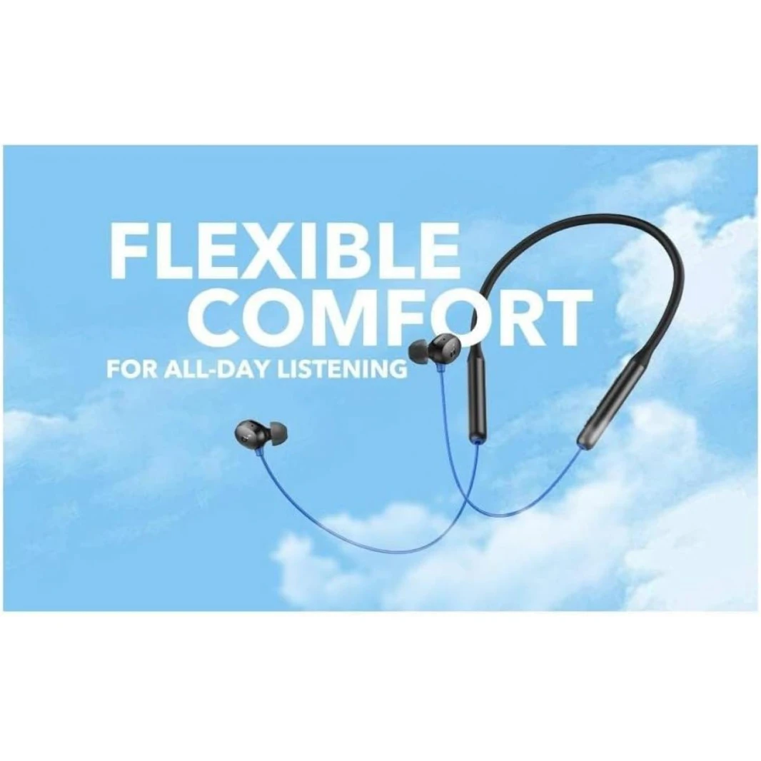 Anker soundcore life u2i bluetooth neckband with 22 h playtime, 10 mm drivers, clear calls, usb-c fast charging, foldable & lightweight build, ipx5 waterproof - 18 Month Warranty