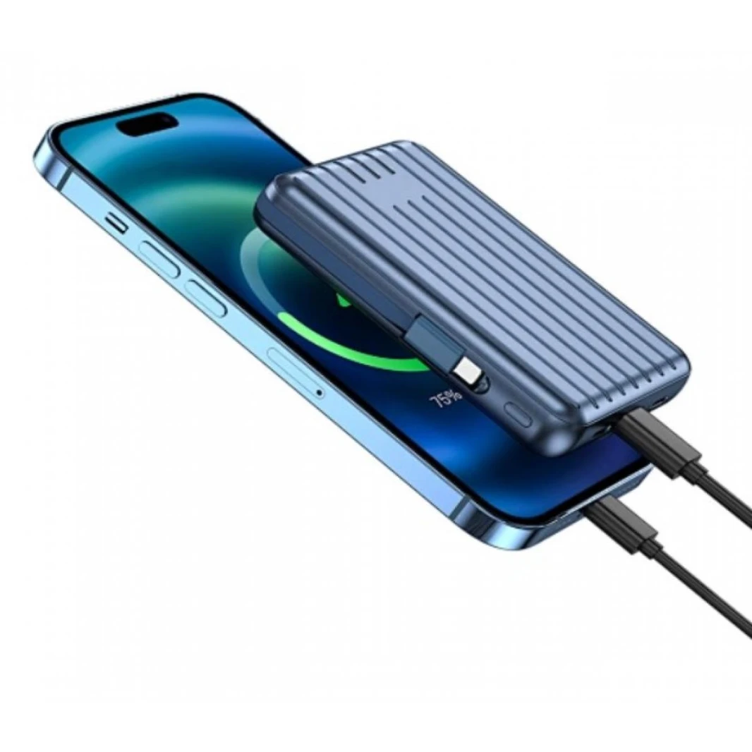 WiWU Truck series 10000mAh Strong Magnetic Wireless Power Bank Portable Wilreless Fast Charging for iPhone - 18 Months Warranty