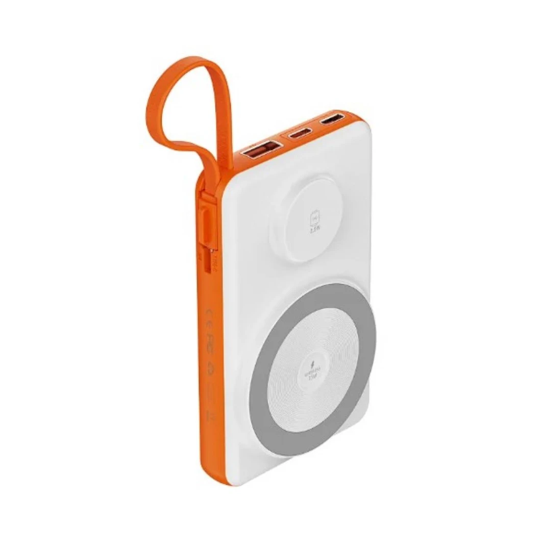 WiWU 10000mAh PD Fast Charge Built In Type C Cable For Watch/Iphones PD Fast Wireless Charge & iWatch Wireless Charge - 18 Months Warranty