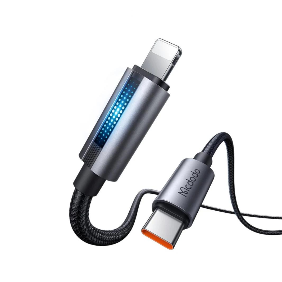 Mcdodo USB-C to Lighting Cable with Breathing Light Support PD fast charging with 3A current & Max.36w