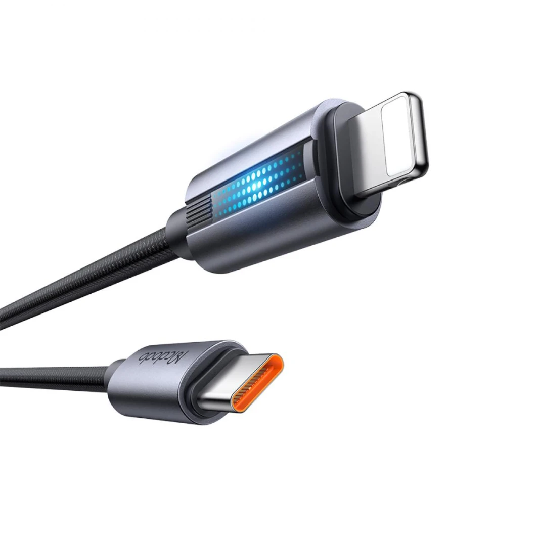 Mcdodo USB-C to Lighting Cable with Breathing Light Support PD fast charging with 3A current & Max.36w