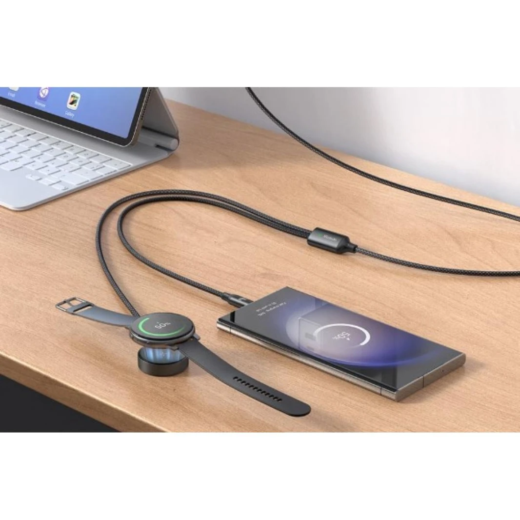 Mcdodo CA-4210 2-in-1 USB-C cable + Samsung Watch charger, 60W, 1.2m - 18 Months Warranty