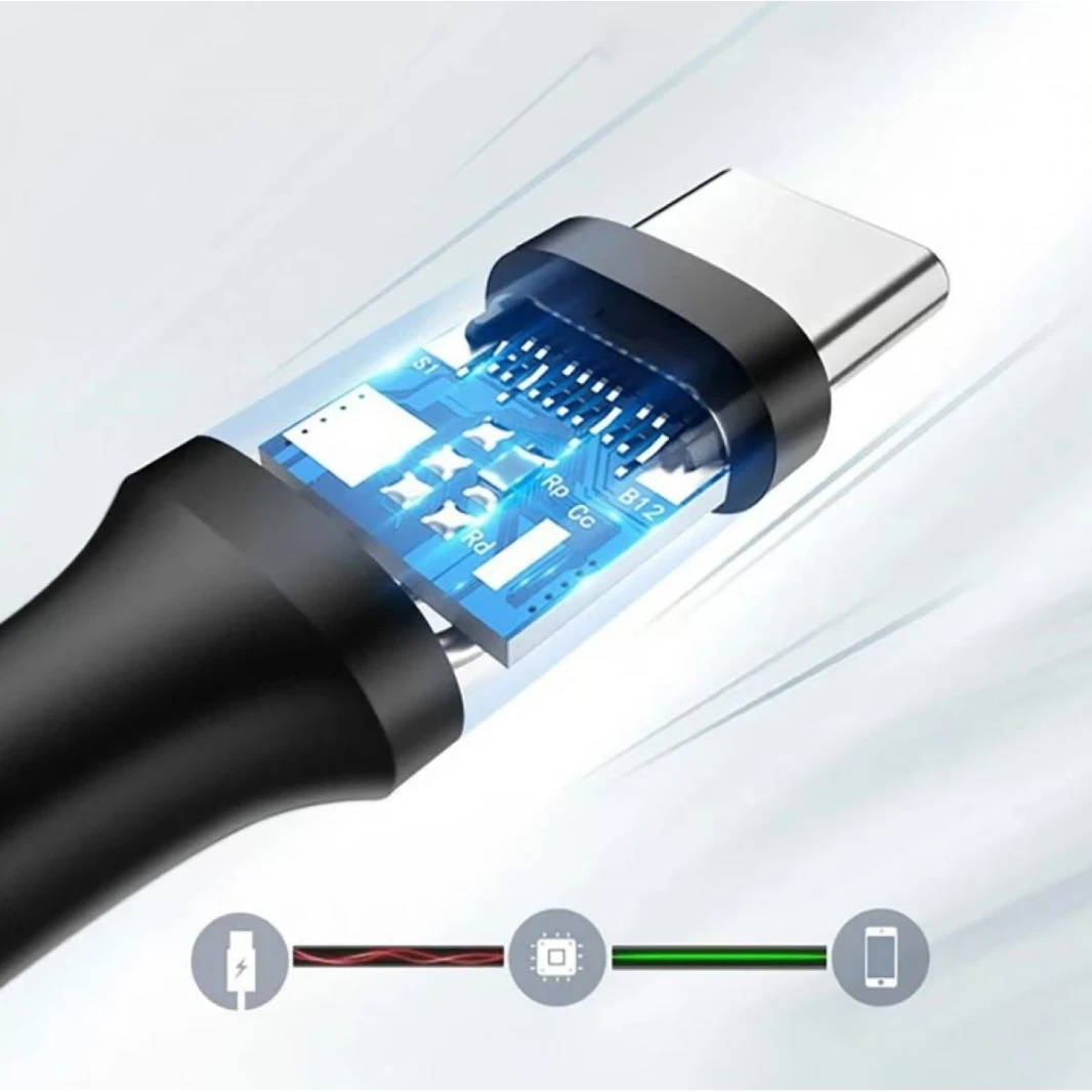UGreen USB-C Male To USB 3.0 A 3A Data Cable - 2m (Black)