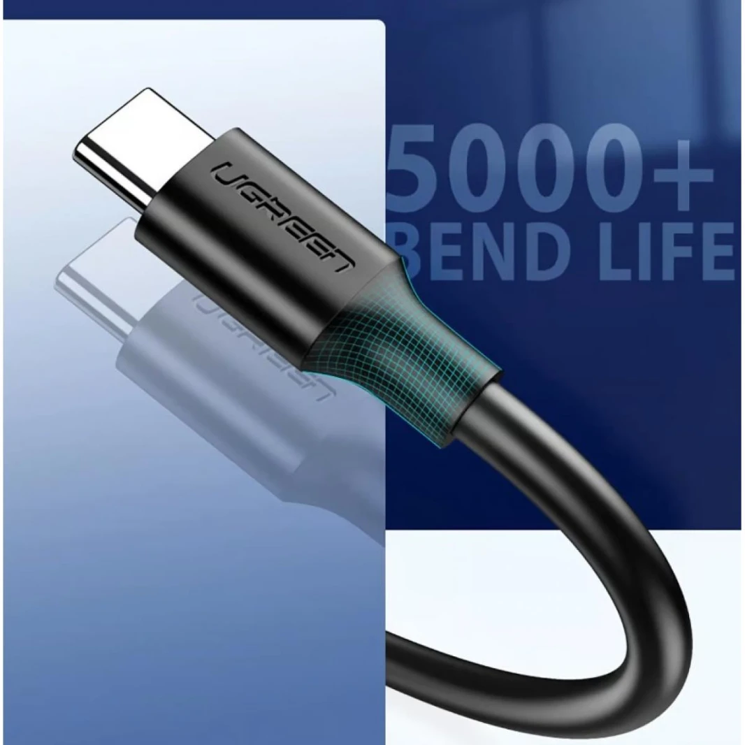 UGreen USB-C Male To USB 3.0 A 3A Data Cable - 1.5m (Black)