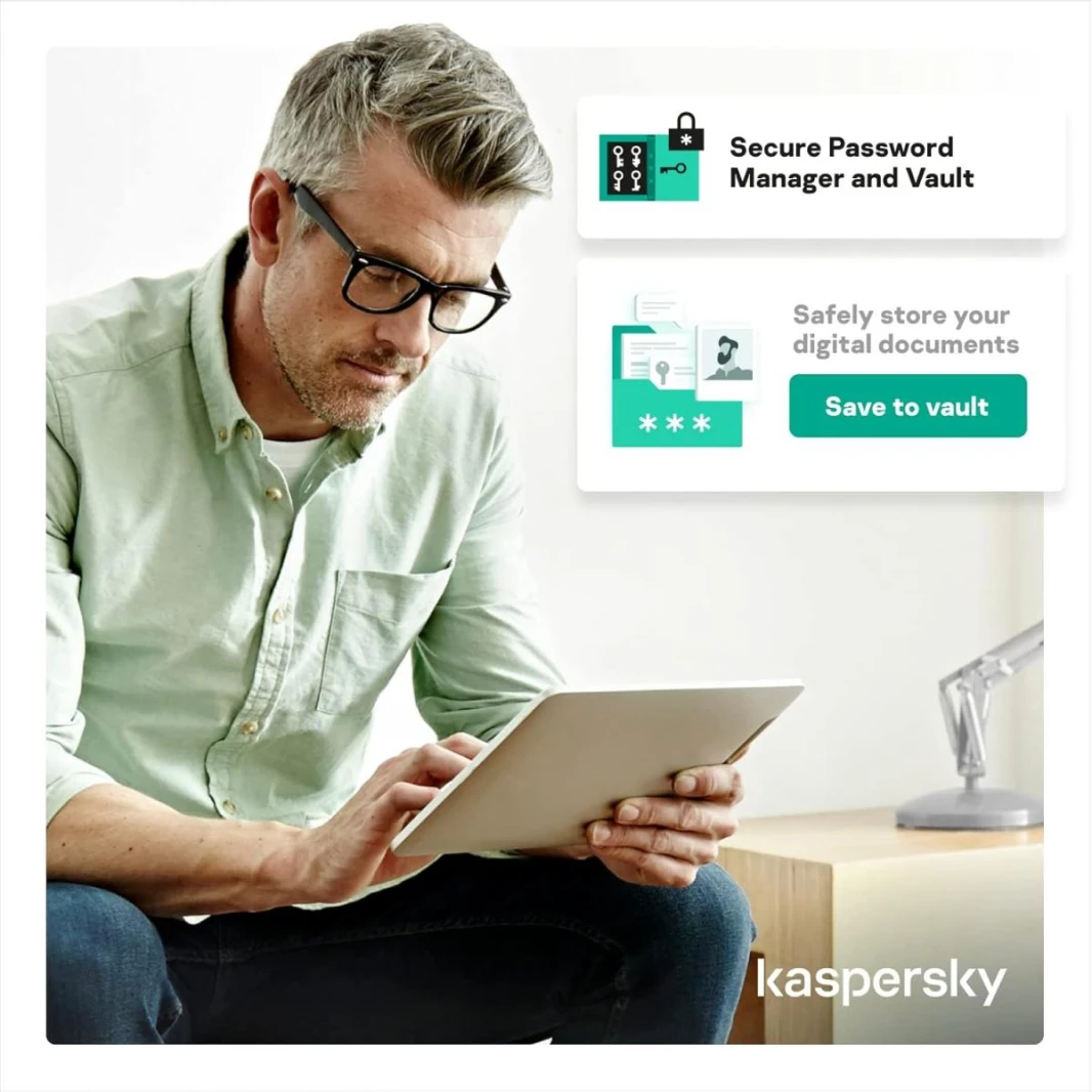 Kaspersky Premium Total Security 3 Devices Anti-Phishing and Firewall Unlimited VPN Password Manager Parental Controls 1 Year PC/Mac/Mobile